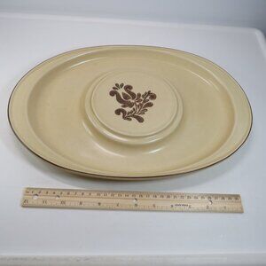 Pfaltzgraff Village Cheese and Cracker Tray (Model #703) NO DOME